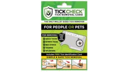 TickCheck Wallet Sized Tick Removal Card